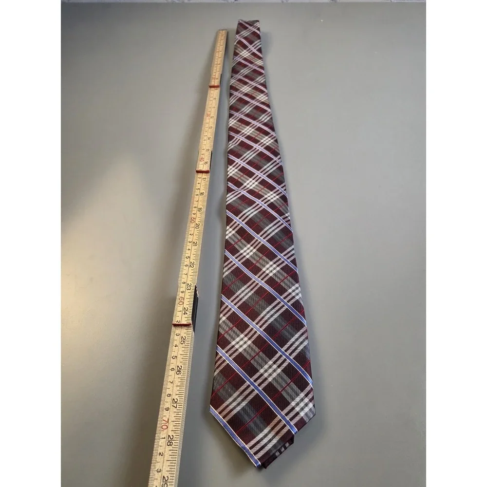 Pronto Uomo Platinum Mens Hand Made‎ Silk Tie 57
